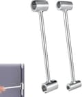 2 Door Hinge Adjustment Wrenches - Adjustable 8-19mm & 19-25mm for Round Bolt Hinges