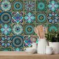 20 Ark (15 x 15 cm) Mandala Veggdekor - PVC - Vanntett (stil 1)