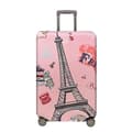 72-80cm Washable Scratch-Resistant Luggage Cover with World Landmarks