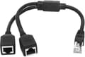 Ethernet Splitter, 1 till 2 Hona Y Adapterkabel, Ethernet Förlängningskontakt db
