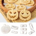 Miniatyrbillede 1 af 5: 9 stk/sæt Halloween Græskar Spøgelsesform