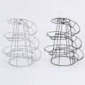 Miniatyrbilde 1 av 5: Eggdispenser, Eggspiral i rustfritt stål, spiraldesign, eggstativ oppbevaring for ca. 30-36 egg, svart 0.35