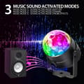 Miniatyrbild 2 av 5: [2-pack] Disco Ball DJ Party Lights Sound Activated with Remote Control Strobe Lamp 7 Modes Stage Light