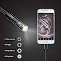 Pikkukuva 5 / 5: Type C Borescope USB -tarkastuskamera HD, 6 säädettävää LED-valoa - 5 m