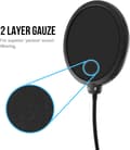 Miniatyrbillede 2 af 5: Mikrofon Popfilter, Dobbeltlags Lydskjold, til Blue Yeti