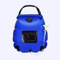 Solarduschväska för utomhusbruk, kamouflage, 20L, campingbadkar, PVC