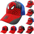 Spiderman-caps utendørs baseballcaps Spiderman hiphop-caps Grid rød_max