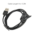 Miniatyrbilde 4 av 5: TomTom Klokkelader, 1 meter USB-ladekabel for Runner2 og Adventurer, Svart