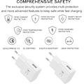 Miniatyrbilde 5 av 5: 4-pakning 5V-2A USB-strømadapteruttak Universell hurtiglading