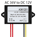 Pikkukuva 2 / 5: AC 36V - DC 12V Mini Kannettava Virtalähdemuunnin Säädinsovitin Moduuli LGL 3A