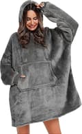 Hettegenser, morgenkåpe, teppe, hettegenser, latmannsteppe, pyjamas, fleece, termisk