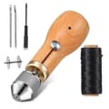 Leather Sewing Machine, Craft Tool Set, Hand Stitching, Lock Stitch, Thread Needles, DIY, Shoemaker, Canvas Repair Tool