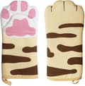 Oven Mitts Kitchen Cooking Baking Heat Resistant Cat Mitt, 1 Pair Claw