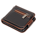 Miniatyrbillede 1 af 8: Multifunktionel Wallet Case med Kortlommer til Z Flip 3 Foldbar Telefon Læder Case Mobiltelefontilbehør Brun