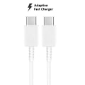 Pikkukuva 2 / 2: 1m johto Samsung Galaxy S22/S21/S20 USB-C - USB-C -kaapelille Black Svart