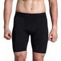 Miniatyrbillede 3 af 8: Kompressionstights med høj elasticitet, kølige, hurtigtørrende, åndbare, herre, sportsshorts til træning, løb, ridning, sort, XXL