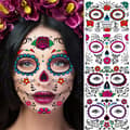 4 pcs Halloween Face Stickers Halloween Party Decoration Face Props