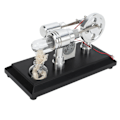 Miniatyrbild 3 av 8: Stirling Engine Model Multi-color LED Lights Fine Workmanship Exquisite Stirling Engine Model Educational Toy