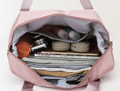 Large Foldable Travel Bag - Waterproof Large Foldable Storage Bag Handbag (Pink)
