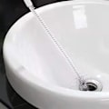 Miniatyrbillede 1 af 4: 2 stykker vaskebørste til rengøring af afløb Fleksibel afløbshårfanger Børste til fjernelse af tilstopninger i vaske (2 stykker)