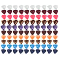 Miniatyrbild 1 av 7: 100pcs Guitar Picks Colorful Celluloid Finger Guards Tool String Instrument Accessories 0.96mm