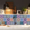 20 ark (15 x 15 cm) Mandala Veggdekor - PVC - Vanntett (stil 6)