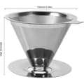 Miniatyrbild 3 av 4: Stainless Steel Coffee Filter, Reusable Coffee Dripper
