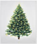 Christmas Tree Tapestry Wall Decoration with LED