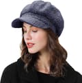 Miniatyrbild 2 av 4: Stylish Women's Beret, Octagonal Hat, Autumn Winter Leisure