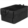 Car Organizer for Trunk, Foldable Storage Bag with Adjustable Portable Storage Box and Car Holder, Waterproof