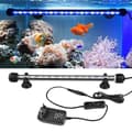 Aquarium Light Underwater, Submersible LED Bar Fish Lamp Blue White