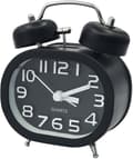 3\" Retro Väckarklocka Analog Kvarts Väckarklocka Tyst Icke-tickande