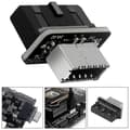 Miniatyrbillede 5 af 5: USB 3.0 til USB 3.1/3.2 Type C Frontpanel Adapter Konverter - EU Stik