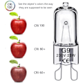 Miniatyrbillede 3 af 5: G9 Halogenpærer 28W, 230V, 10-pak 28W
