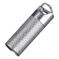 Portable Titanium Metal Pill Case, Pill Holder with Keychain, Waterproof Pill Bottle