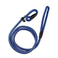 Nylon Dog Leash for Walking Training Adjustable Buckle Pet Leash Rope Collar Non-slip Belt (Blue M)