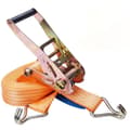 Ratchet Tie Down Strap, Lashing Strap 10 m x 50 mm for 2000 kg Capacity with Tension Hook