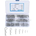 100 Pieces Cotter Pins, R-clips, Assortment of Spring Pins, Cotter Pins for Car Trailers