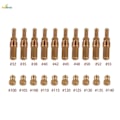 Miniatyrbilde 2 av 5: Unika 20x Langsomme Dyser Deler Forgasser Hoveddyse for Gy6 Oko PE