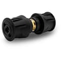 High-pressure quick coupling for pressure washer and gun, hose connection adapters only compatible with Kärcher hose, female M22 14mm, 2-pack