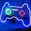 Miniatyrbillede 4 af 5: LED-neon gaming-håndtag i akrylpanel