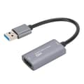 Miniatyrbillede 1 af 8: Capture Card til HDMI til USB2.0 4K 1080P Højopløsning til lyd- og videooptagelse Grå