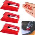 Universal Turntable Needles 3-Pack Diamond Stylus Replacement for Victrola Crosley ION LP Vinyl Players Red