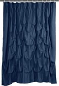 Mörkblå - 183x183cm - Våffelvävd Duschdraperi, Polyester