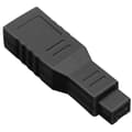 Miniatyrbillede 2 af 7: FireWire IEEE 1394 Type A 400 6-bens hun til 1394 Type B 800 9-bens