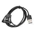 Miniatyrbilde 1 av 5: TomTom Klokkelader, 1 meter USB-ladekabel for Runner2 og Adventurer, Svart