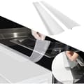 Stove Gap Cover to Keep Clean Between Stove and Cabinets 61.5 cm Transparent 2-pack