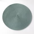 6-pack Handwoven Placemat Set Non-slip Multifunctional Table Mat Decor for Living Room Kitchen Freshwater Blue Freshwater Blue