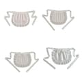 Miniatyrbilde 2 av 5: Dameforkle med to lommer, halvforkle, servitrisekostyme, forklær for kjøkken, matlaging, restaurant, kaffeshop hvit