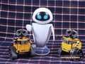 Miniatyrbild 3 av 6: Wall-E Robot Actionfigur Samlarmodell Leksaksdocka 6 cm 3 typer Gammal version av Wall-E Old version of Wall-E